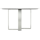 Adley Round Marble Dining Table in Gunmetal - 137cm by Theodore Alexander