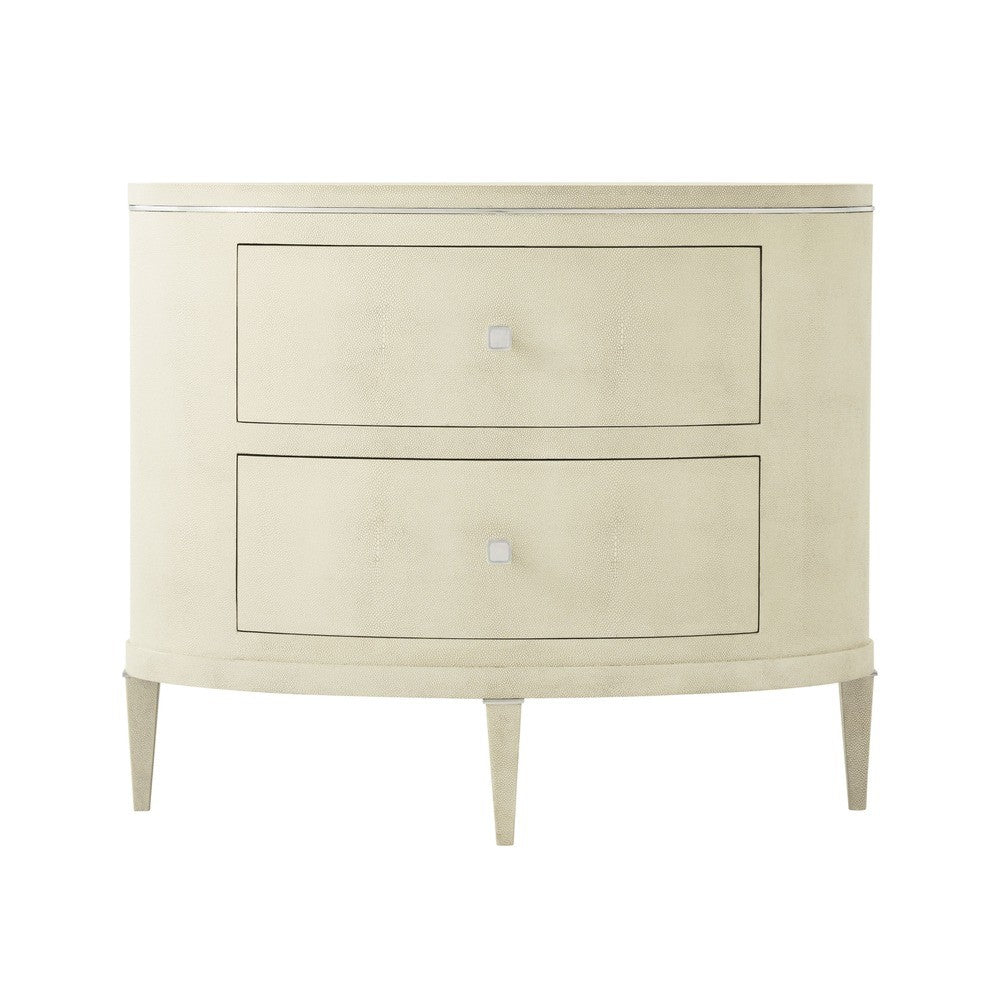 Bedside Chest Eli in Overcast Finish by Theodore Alexander
