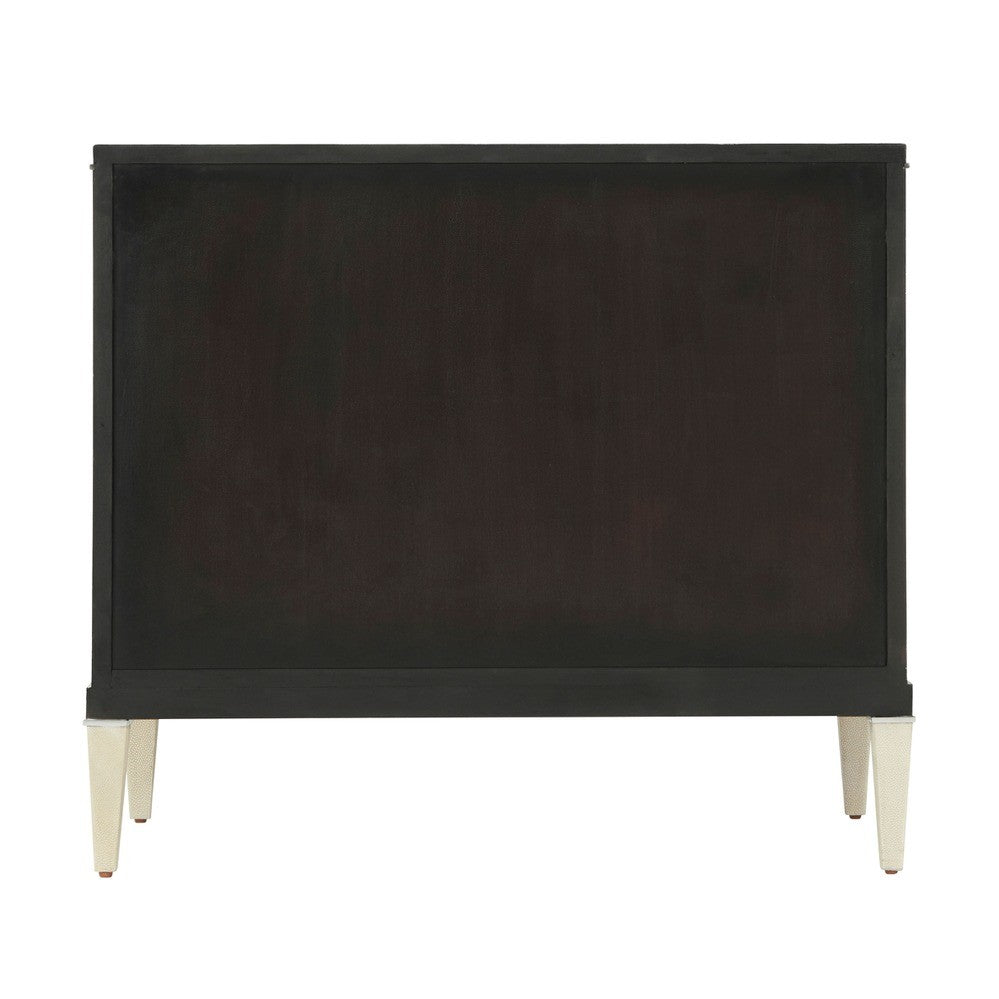 Adeline Bedside Table in Overcast by Theodore Alexander