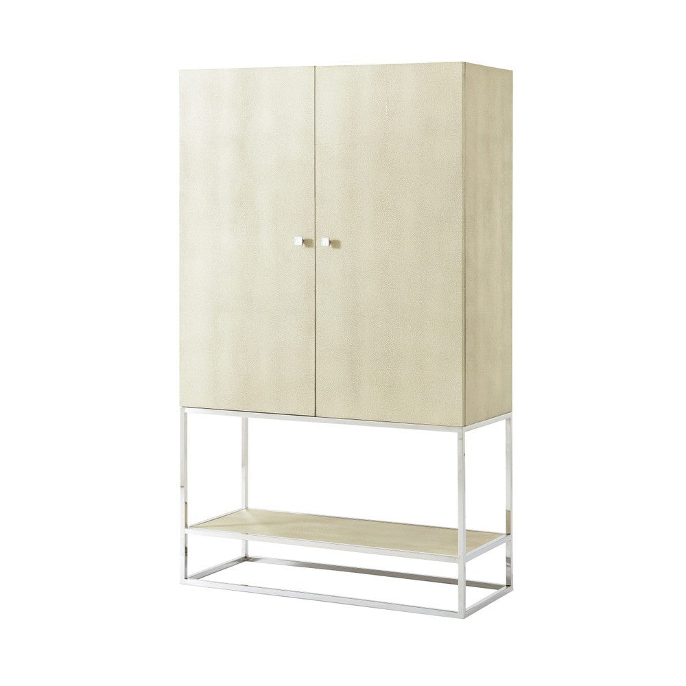 Townsend Bar Cabinet in Overcast by Theodore Alexander