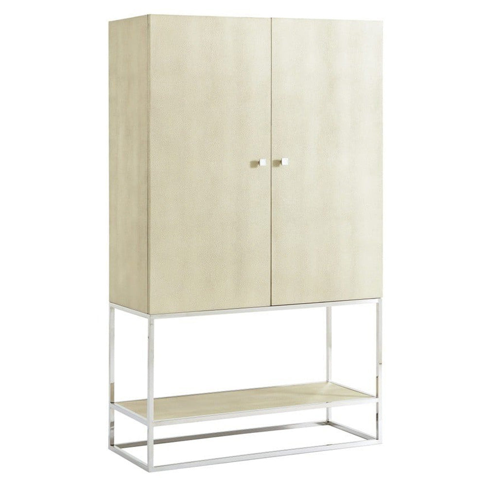 Townsend Bar Cabinet in Overcast by Theodore Alexander