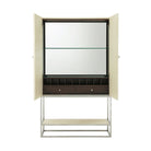 Townsend Bar Cabinet in Overcast by Theodore Alexander
