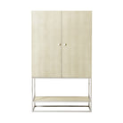Townsend Bar Cabinet in Overcast by Theodore Alexander