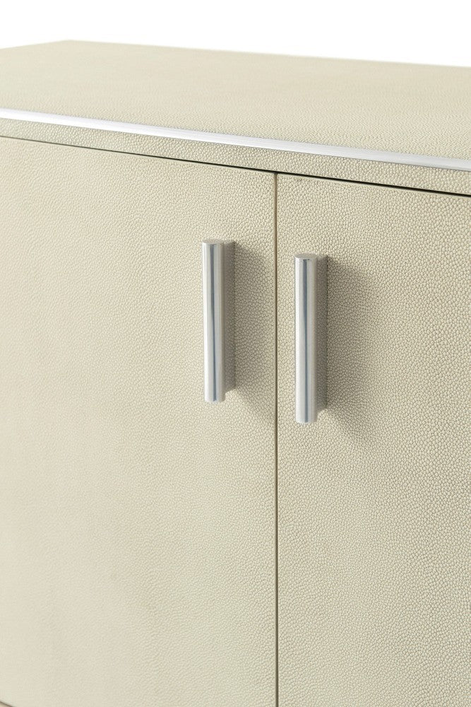 Fisher Media Console in Overcast - Small by Theodore Alexander