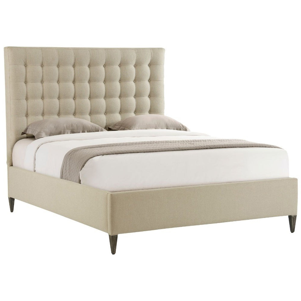 King Bed Frame Hampton in Kendal Linen by Theodore Alexander