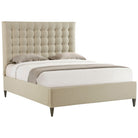 King Bed Frame Hampton in Kendal Linen by Theodore Alexander