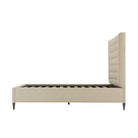 King Bed Frame Hampton in Kendal Linen by Theodore Alexander
