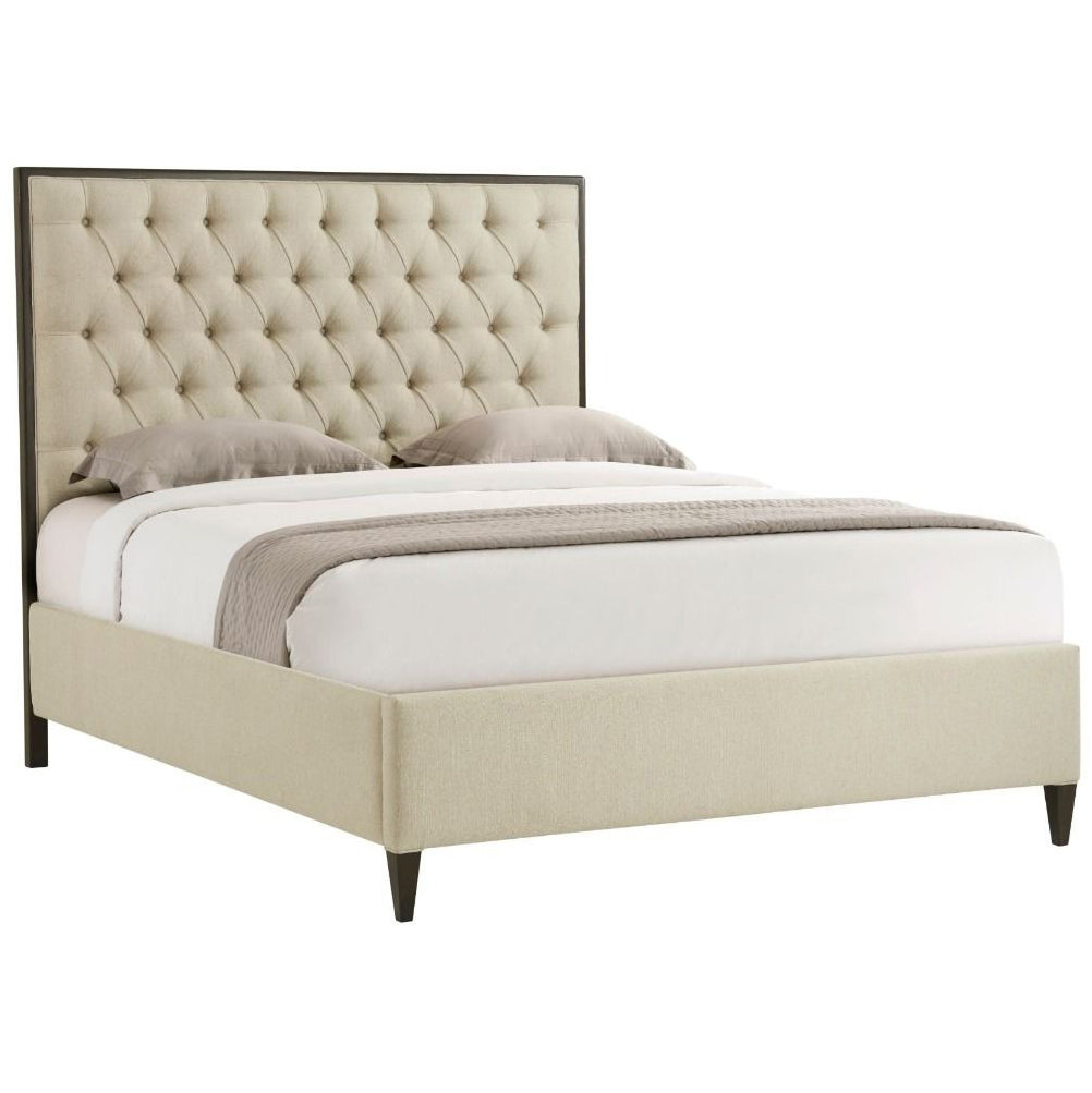 Super King Bed Frame Talbot in Kendal Linen by Theodore Alexander