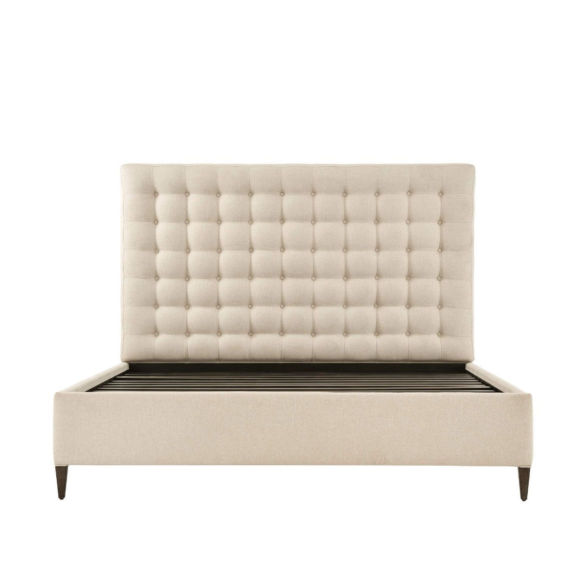 Super King Bed Frame Hampton in Kendal Linen by Theodore Alexander