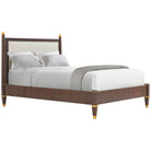 Markos Upholstered King Size Bed in Dark by Theodore Alexander