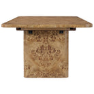Perch Burl Extending Rectangular Dining Table - 325cm by Theodore Alexander