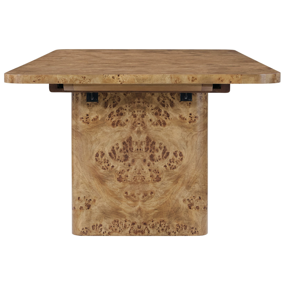 Perch Burl Extending Rectangular Dining Table - 325cm by Theodore Alexander