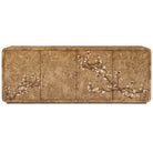 Perch Burl Large Sideboard with Floral Marquetry by Theodore Alexander