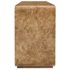 Perch Burl Large Sideboard with Floral Marquetry by Theodore Alexander
