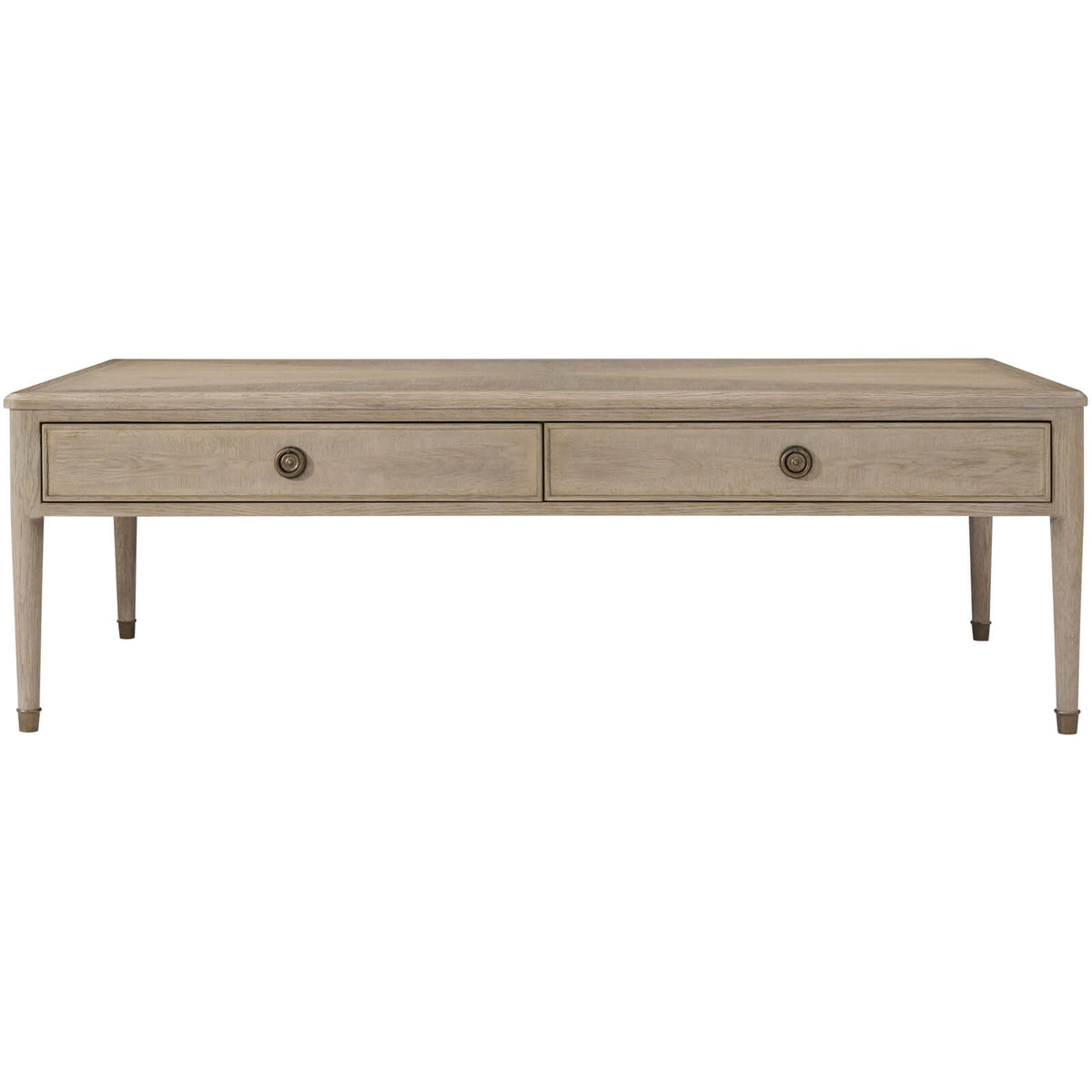 Thistlewood Storage Coffee Table in Riverwash Oak by Theodore Alexander