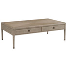 Thistlewood Storage Coffee Table in Riverwash Oak by Theodore Alexander