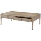 Thistlewood Storage Coffee Table in Riverwash Oak by Theodore Alexander