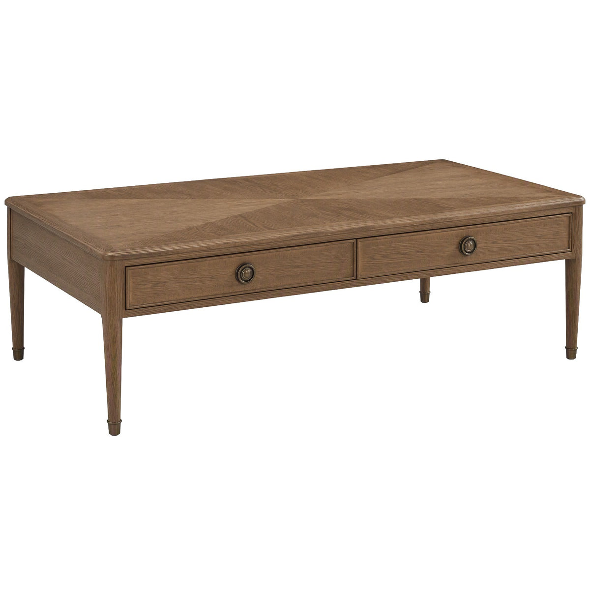 Thistlewood Storage Coffee Table in Tobacco by Theodore Alexander