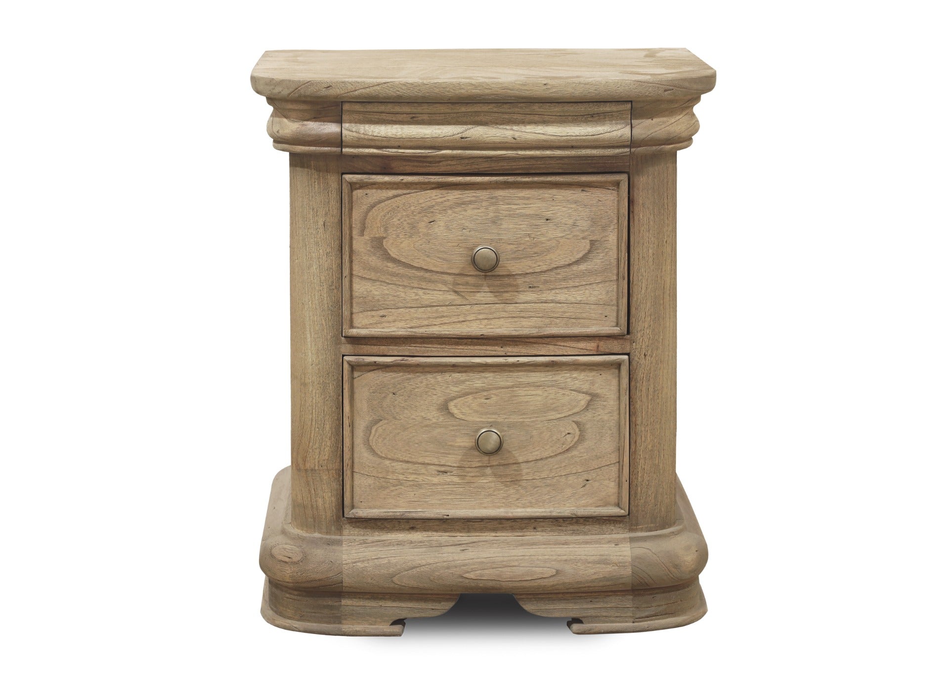 Fulbrook Oak 3 Drawer Bedside Table by Keiichi