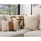 The Flip Side Cushion in Toffee by Uttermost