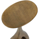 Tolstoy Indoor-Outdoor Side Table in Brass by Uttermost