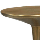 Tolstoy Indoor-Outdoor Side Table in Brass by Uttermost