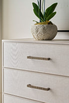 Townsend Chest of Drawers with Wallpaper Drawer Fronts by Theodore Alexander