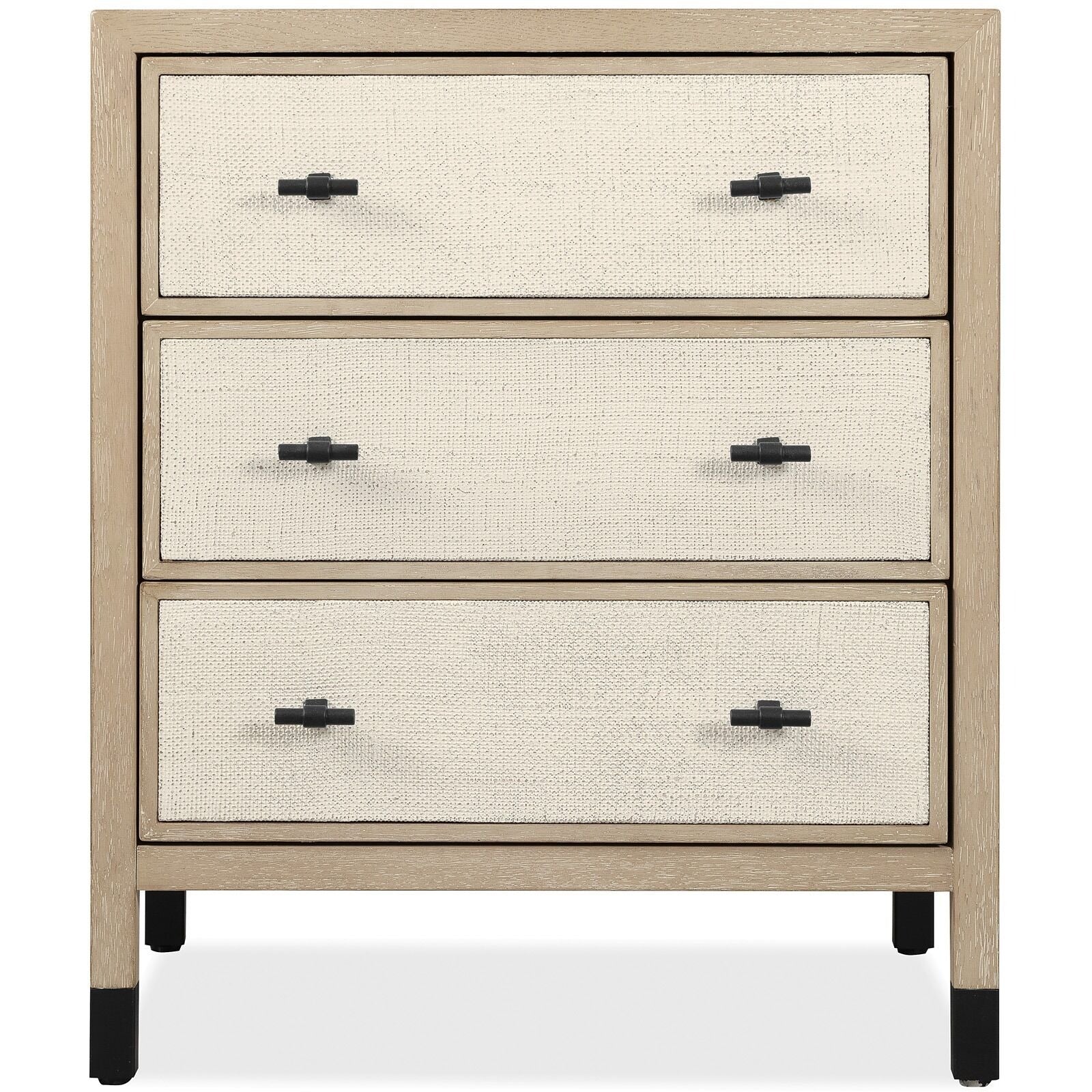 Tranquillity Three Drawer Bedside Table by Hooker