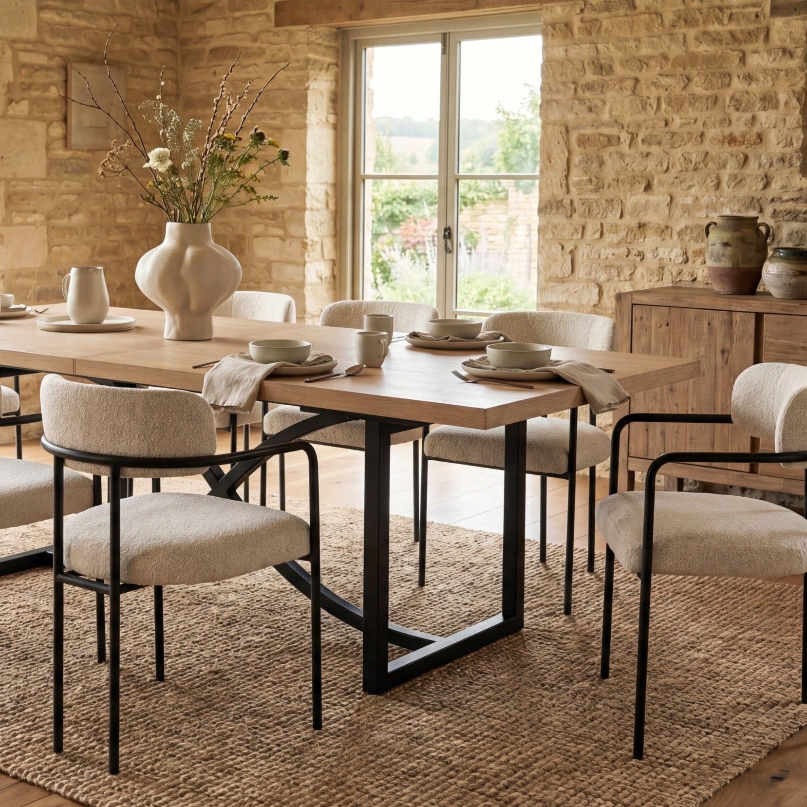 Tranquillity Nordic Arm Chair in White by Hooker
