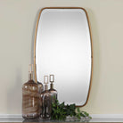 Canillo Rectangular Mirror in Antiqued Gold by Uttermost