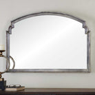 Via Della Overmantle Mirror in Silver by Uttermost