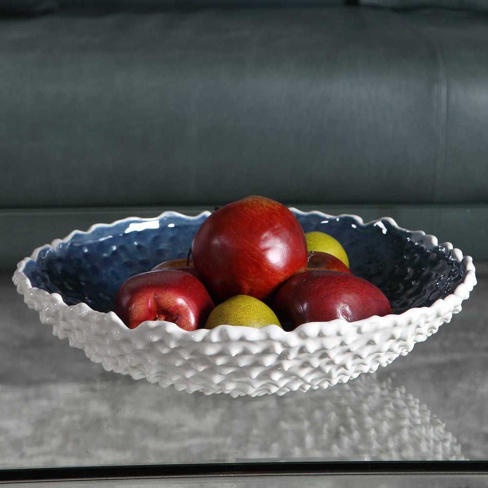Ciji White Bowl by Uttermost