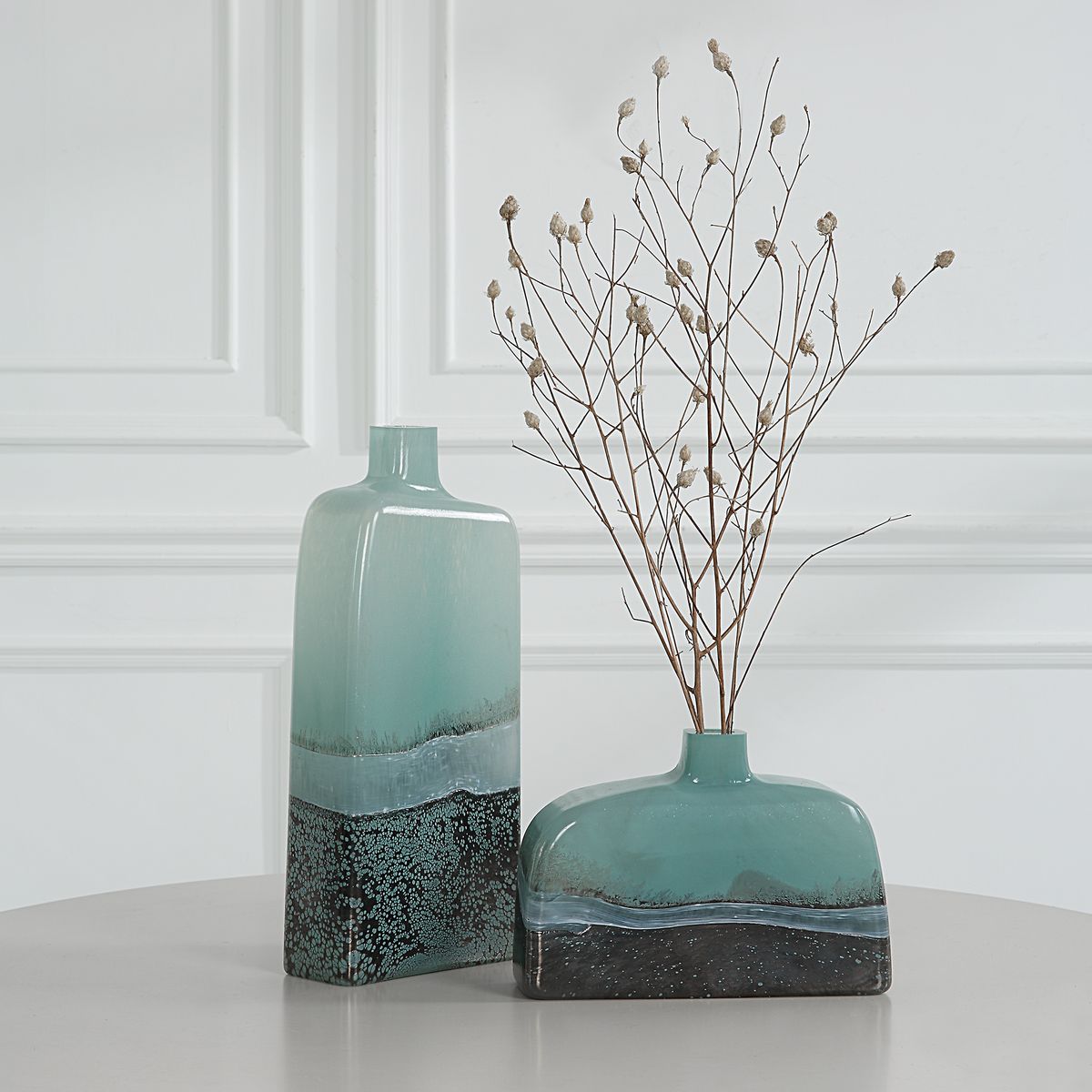 Fuze Vases - Set of 2 by Uttermost