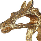 Gallop Brass Horse Sculpture on Crystal Base by Uttermost