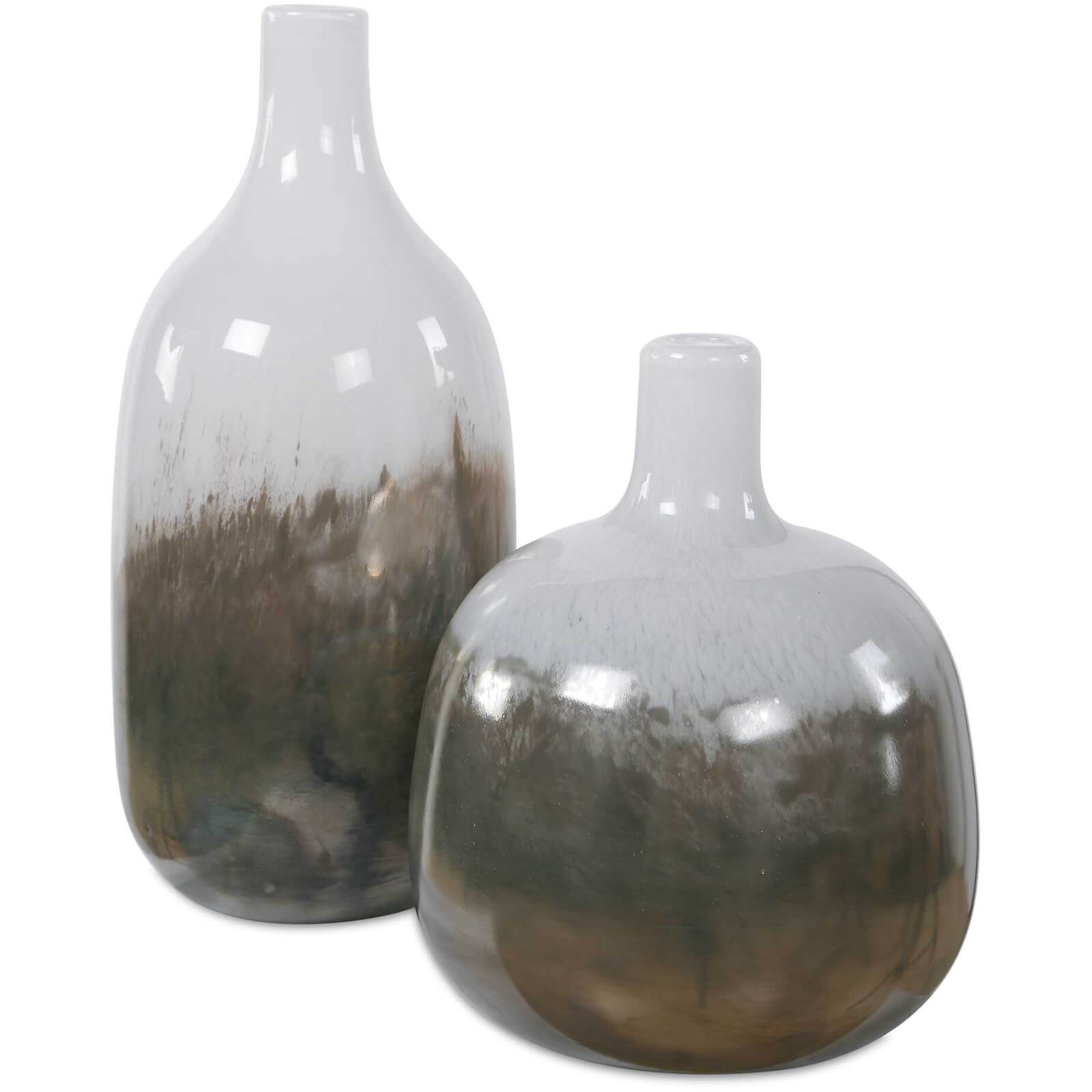 Cardoni Smoke Vases - Set of 2 by Uttermost