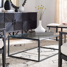 Bravura Black Coffee Table by Uttermost