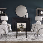 Guerina Scalloped Lamp - White by Uttermost
