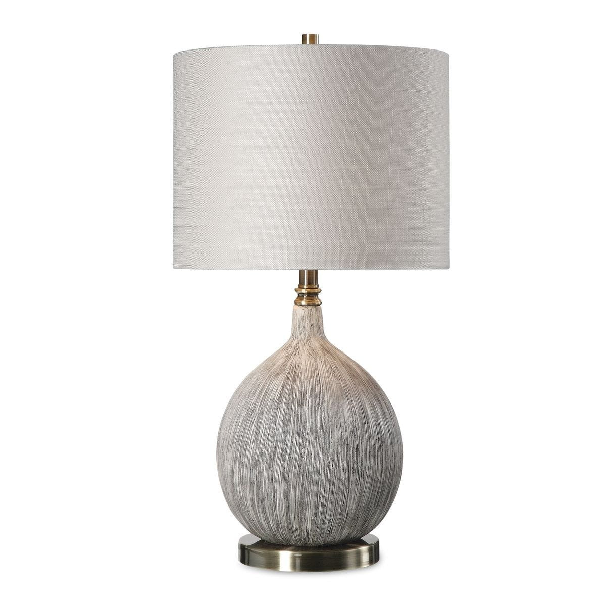 Hedera Textured Ivory Table Lamp by Uttermost