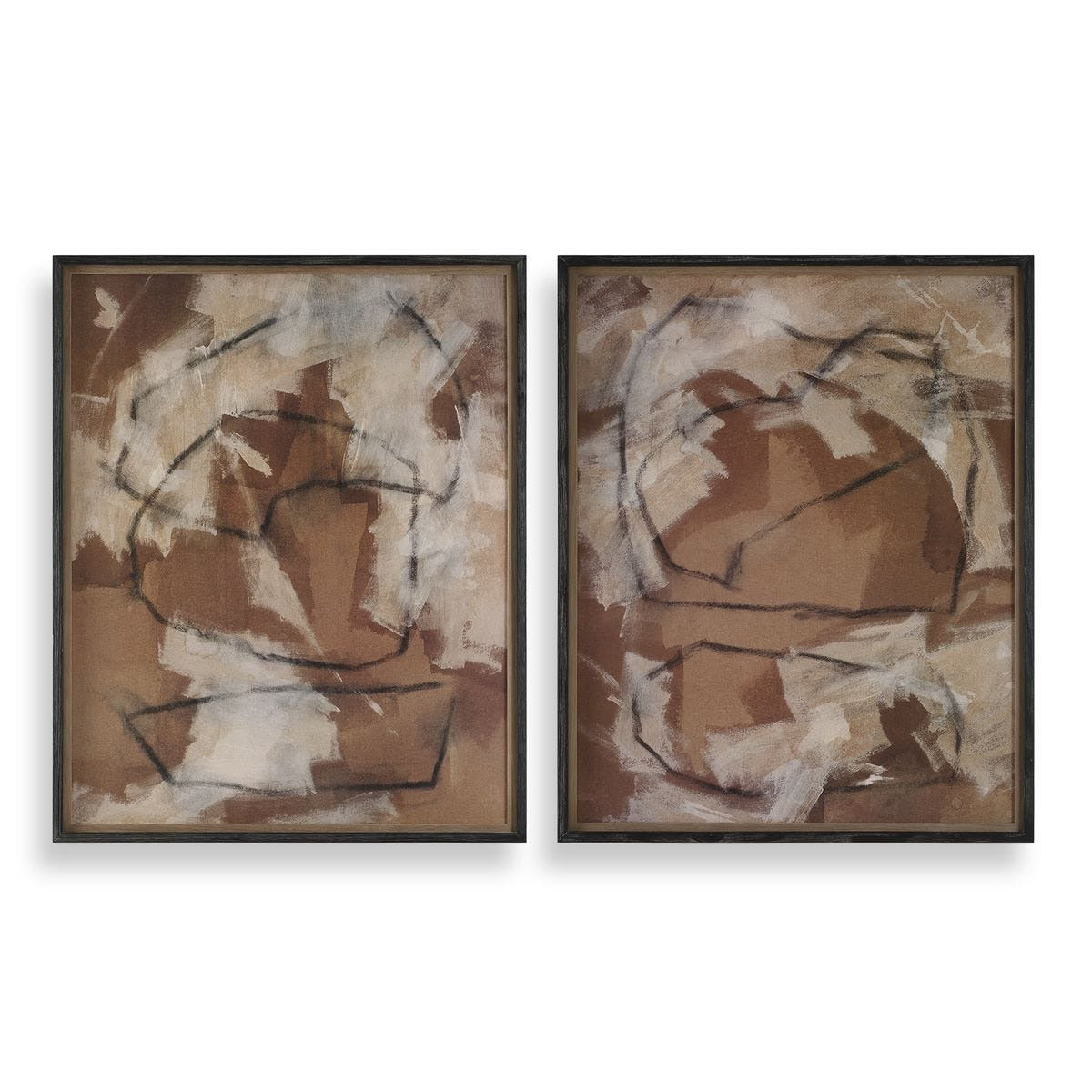 Rush & Dash Framed Prints - Set of 2 by Uttermost