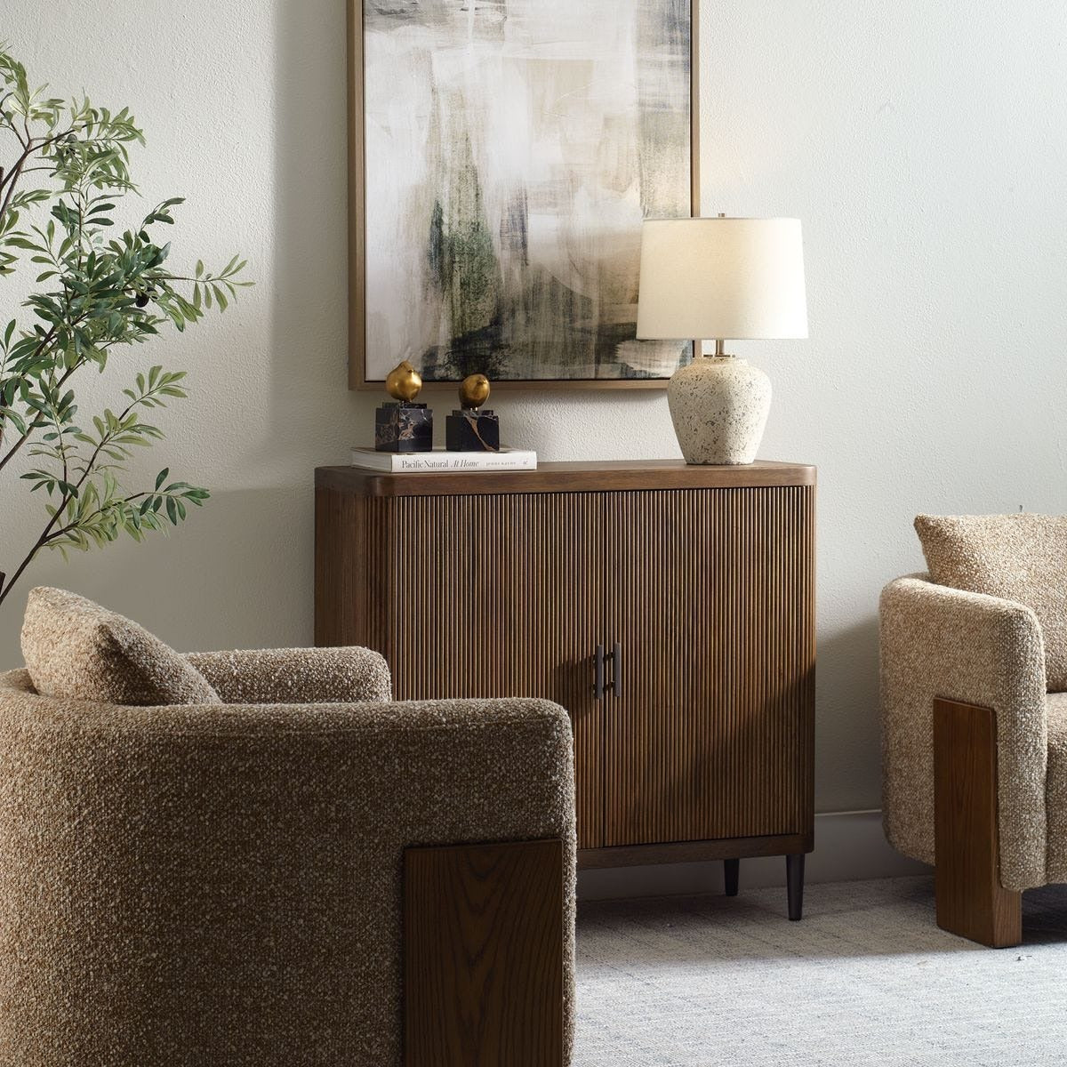 Pinstripe 2 Door Cabinet by Uttermost