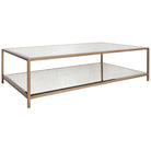 Upton Coffee Table in Antique Brass by Keiichi