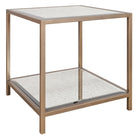 Upton Side Table in Antique Brass by Keiichi