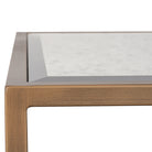Upton Side Table in Antique Brass by Keiichi