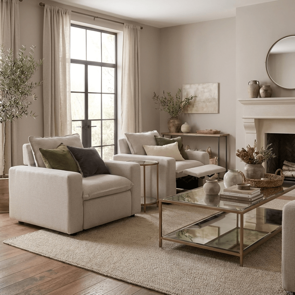 Upton Coffee Table in Antique Brass by Keiichi