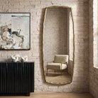 Adair Antique Brass Tall Mirror by Uttermost