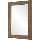 Aldous Walnut Rectangular Mirror by Uttermost