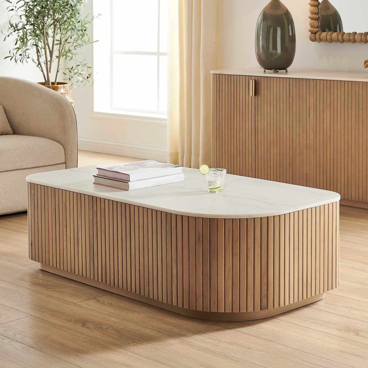 Arik Marble Top Coffee Table by Uttermost