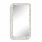Barnacle Rectangular White Mirror by Uttermost