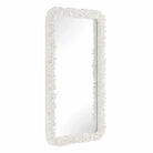 Barnacle Rectangular White Mirror by Uttermost