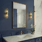 Brass Bamboo Rectangle Mirror by Uttermost